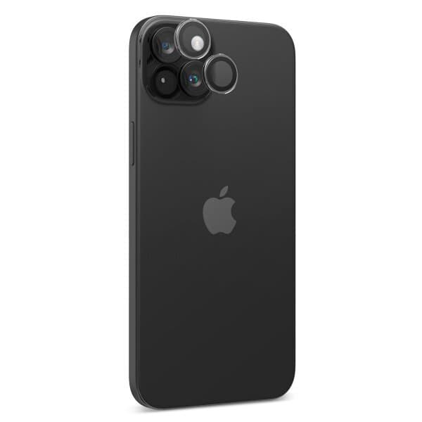 Spigen iPhone 15/iPhone 15 Plus Kameralinsebeskytter GLAS.tR EZ Fit Optik Pro Crystal Clear 2-pak