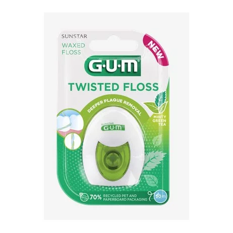 Fil dentaire GUM Twisted Floss - 30m