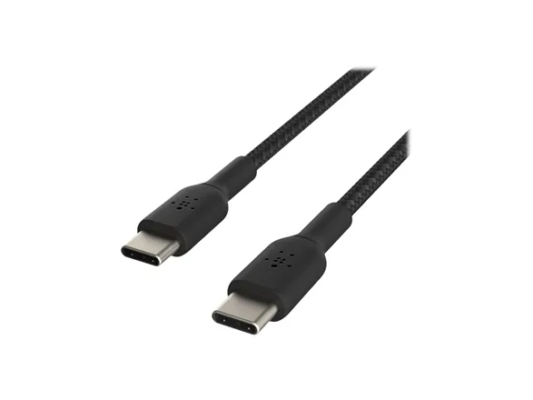 Belkin BoostCharge - USB-kabel - 24 pin USB-C (han) til 24 pin USB-C (han) - 1 m - sort