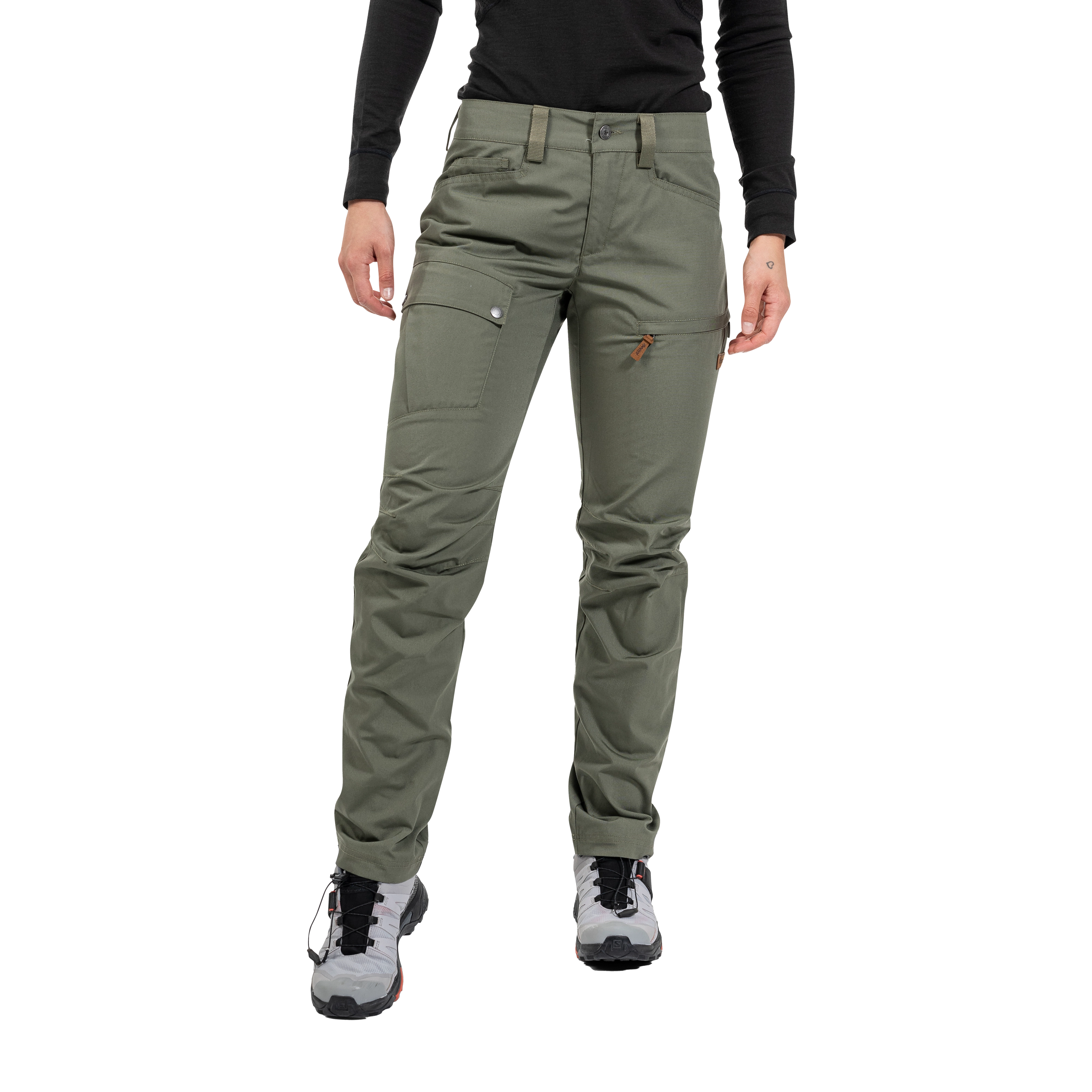Nordmarka Elemental Outdoor Pants Women Green Mud