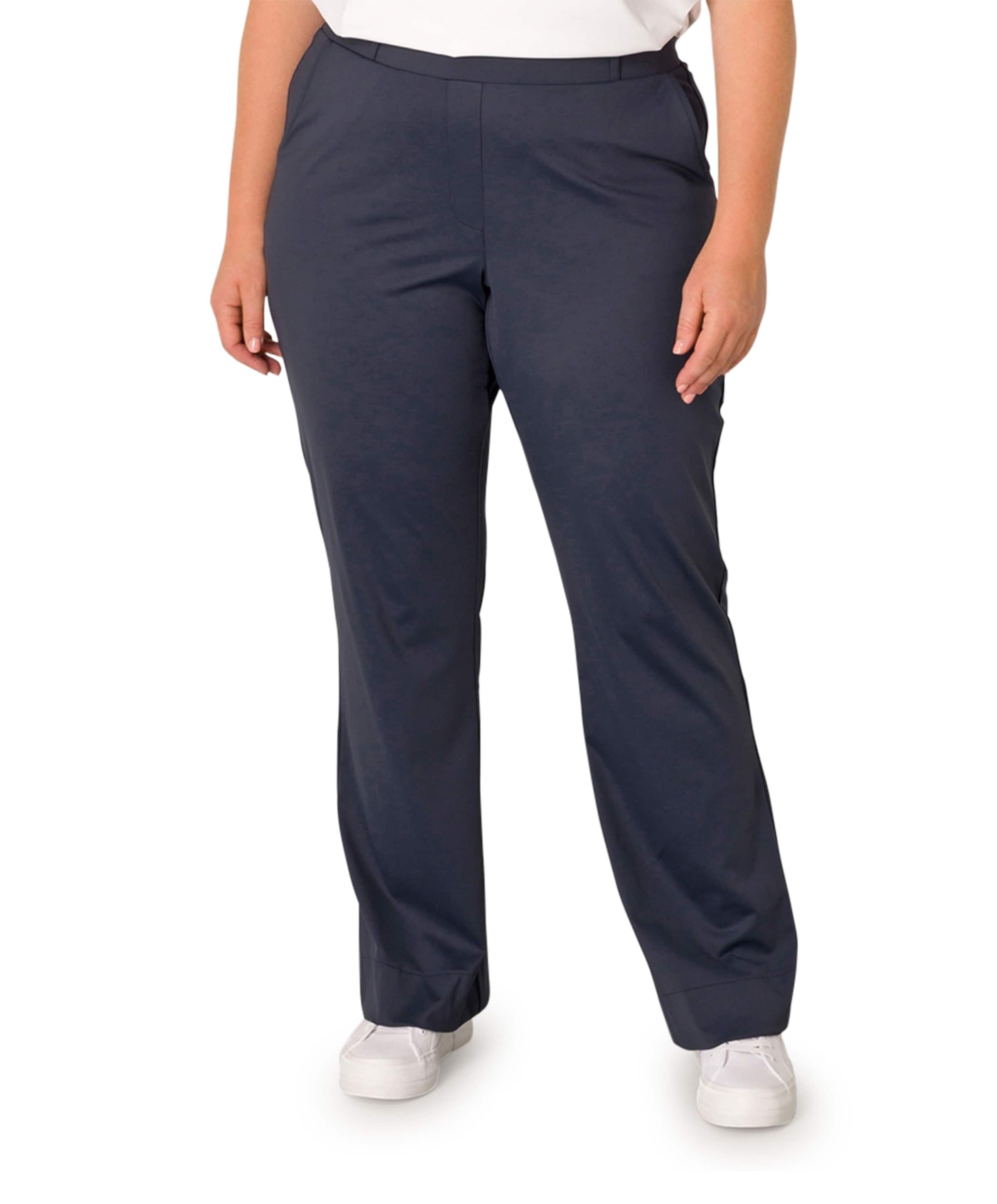 Base Level Curvy Lori dames broek blauw