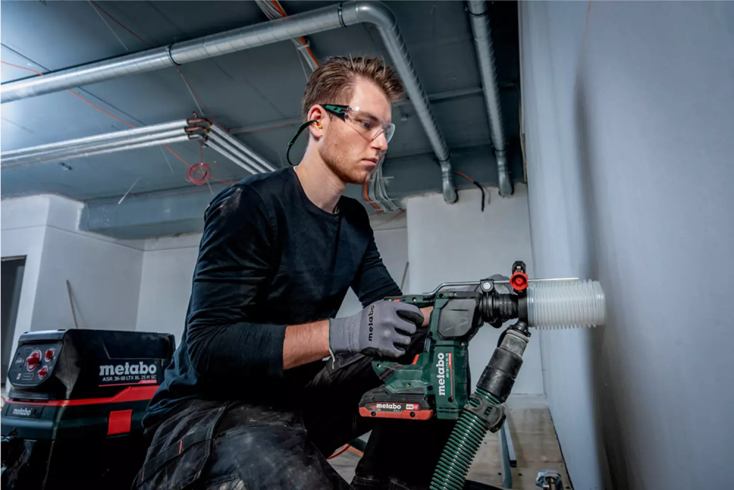 Metabo BH 18 LTX BL 16 18V Li-ion accu SDS-plus boorhamer body in MetaBox - 1.3J