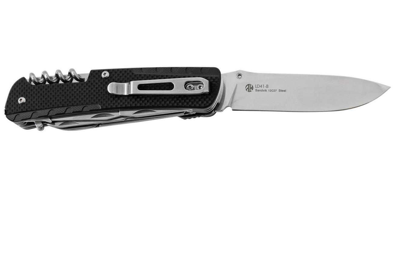 Ruike LD41-B Trekker zakmes, zwart