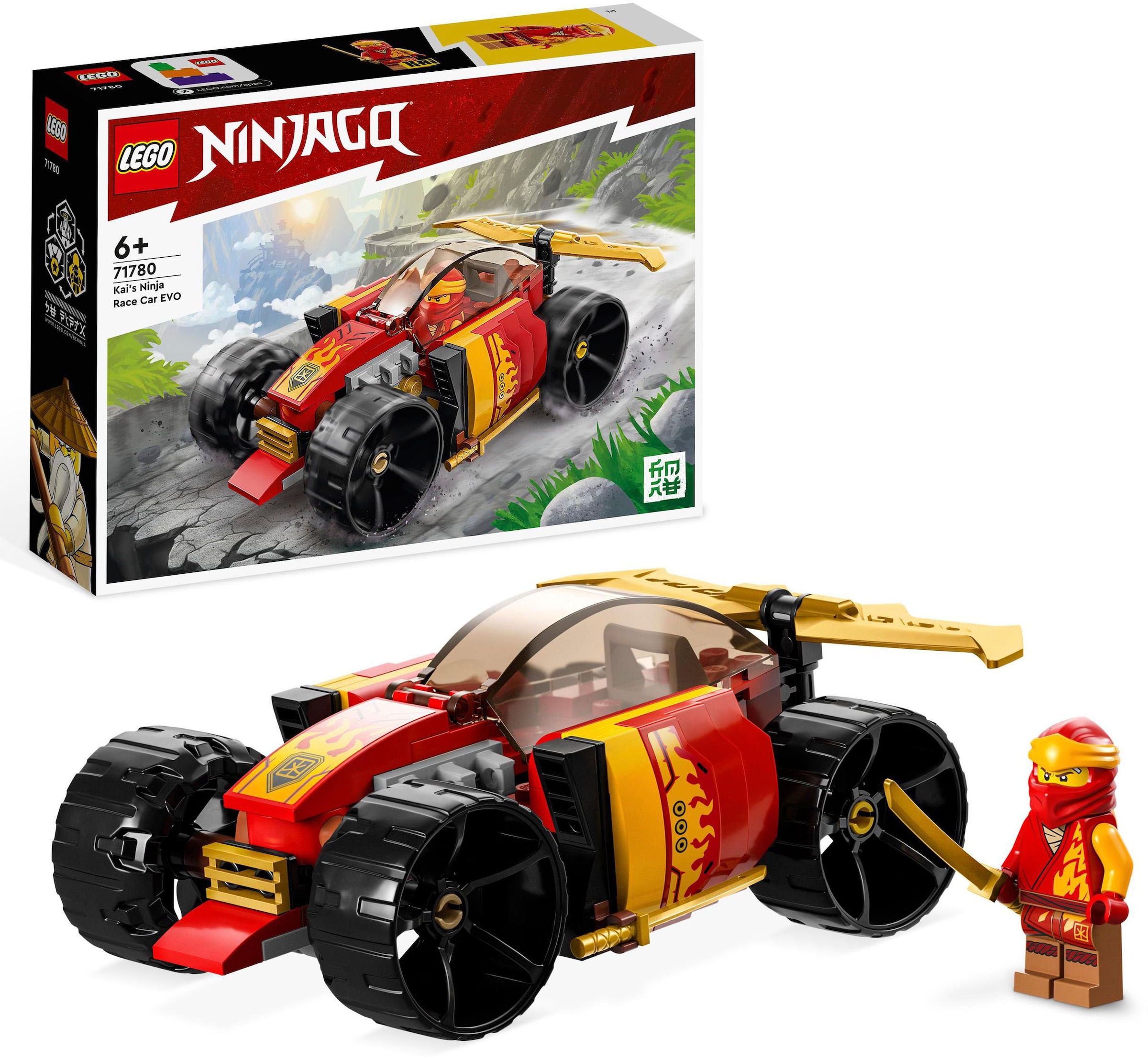 LEGO® Konstruktionsspielsteine »Kais Ninja-Rennwagen EVO (71780), LEGO® NINJAGO« Made in Europe