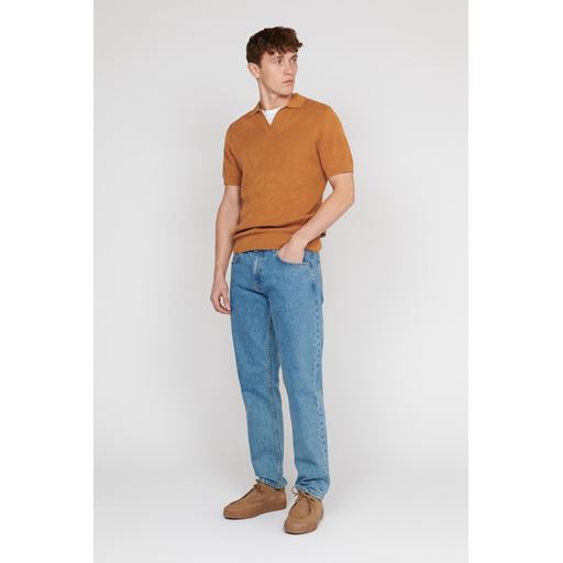 Matinique Polo T-shirt, Yellow Brown, L