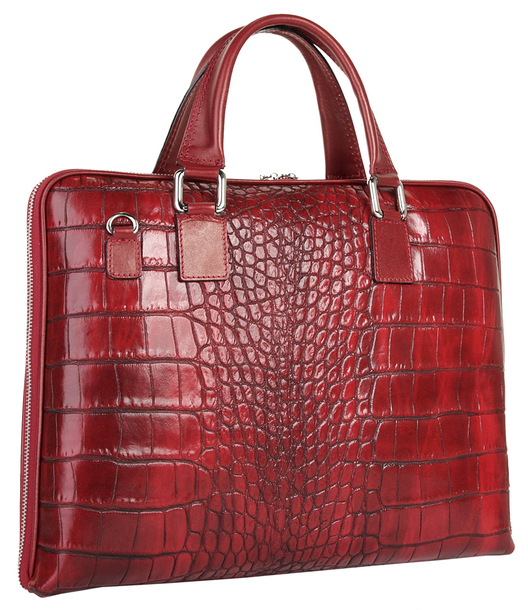Samantha Look Aktentasche echt Leder, Made in Italy