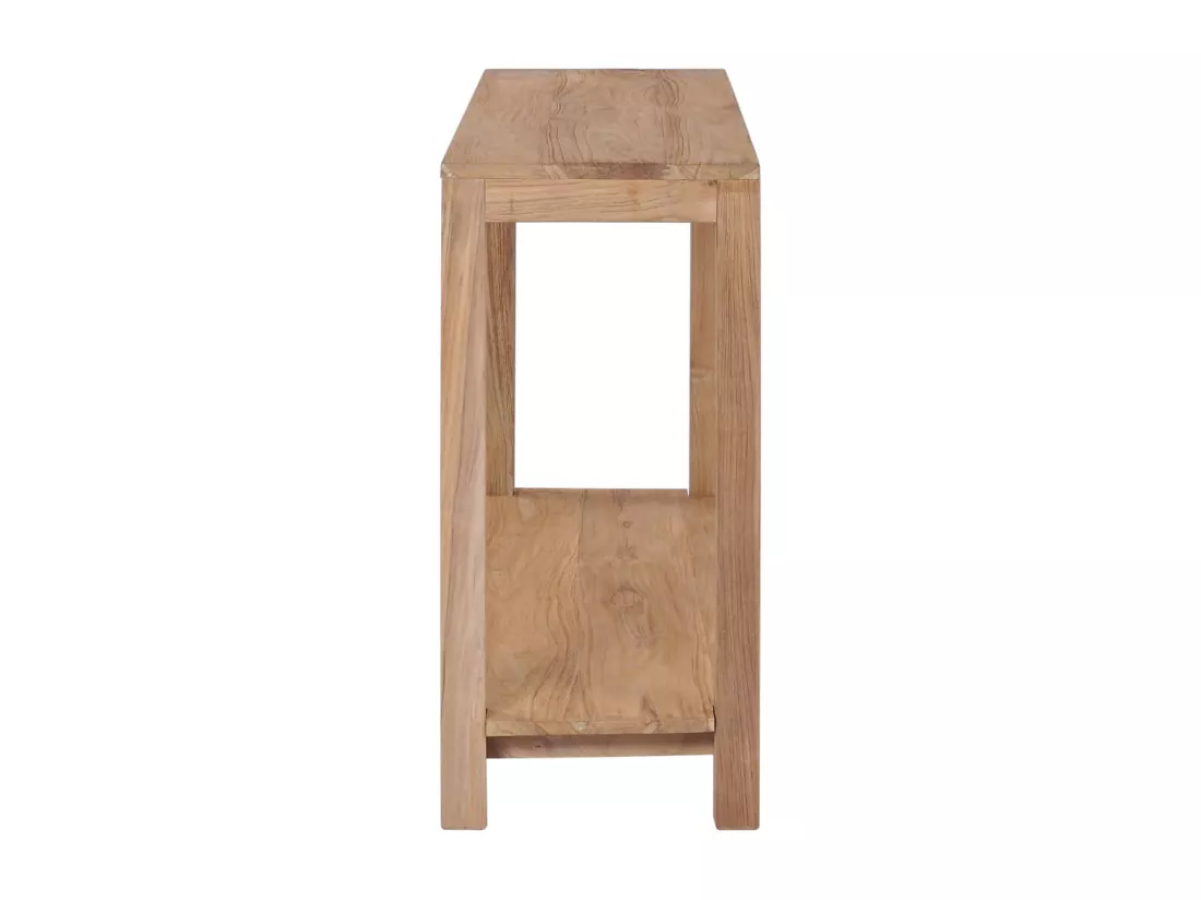 Table console 120 x 35 x 75 cm Bois de teck massif