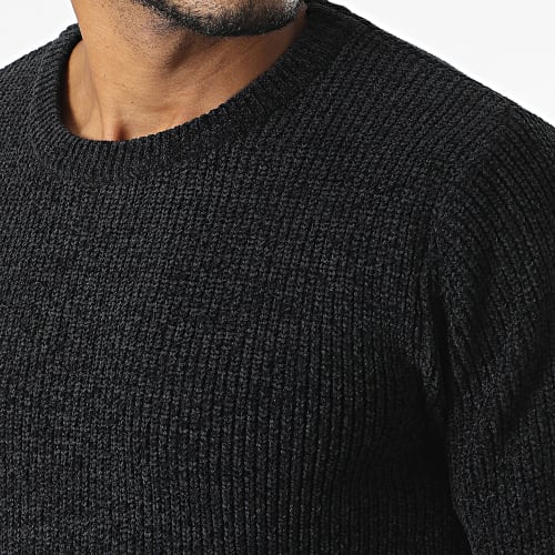 Pull Noir Chiné