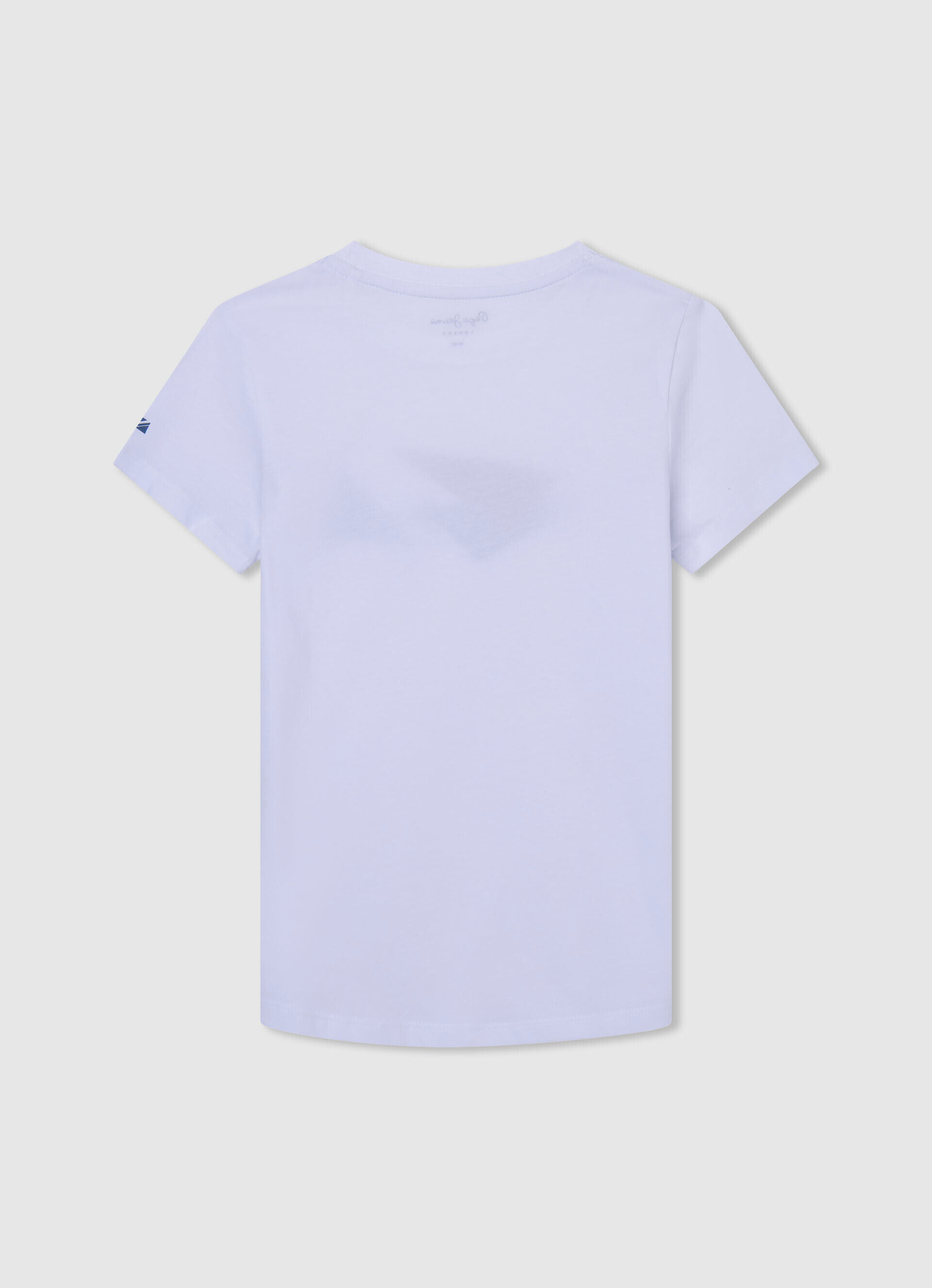 CAMISETA COM LOGOTIPO DA BANDEIRA - branca
