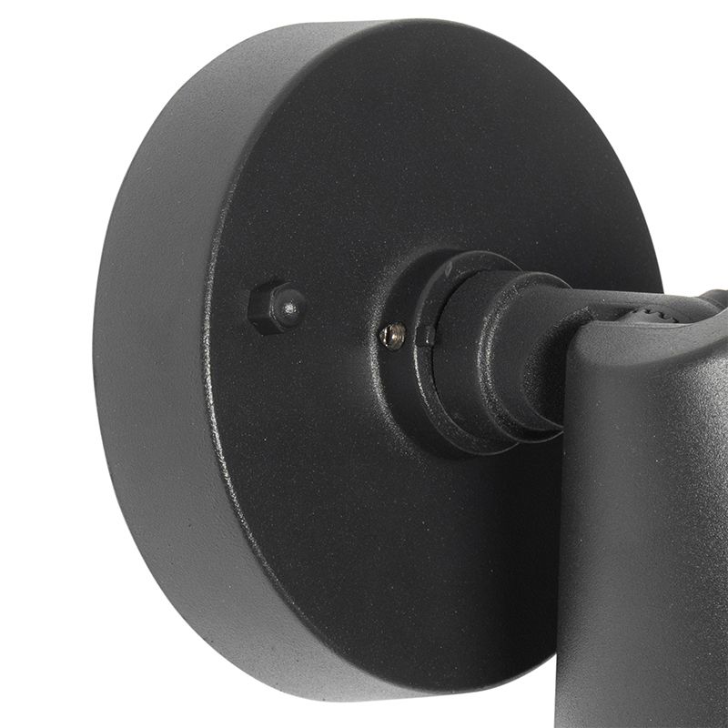 Moderne buiten wandlamp zwart IP44 verstelbaar - Ciara