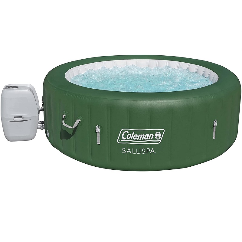 Banheira de Hidromassagem Inflável SaluSpa | Banheira de Hidromassagem Portátil com Sistema de Água Aquecida e Jatos de Bolhas | Capacidade para até 6 pessoas