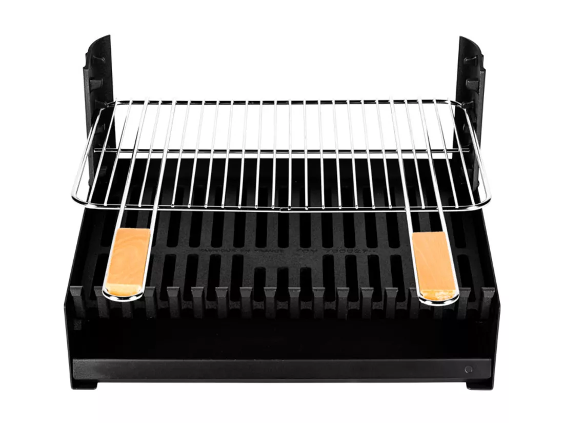 Barbecue au charbon de bois réglable en 3 hauteurs GRILLOIR - grilloir à poser - SOMAGIC