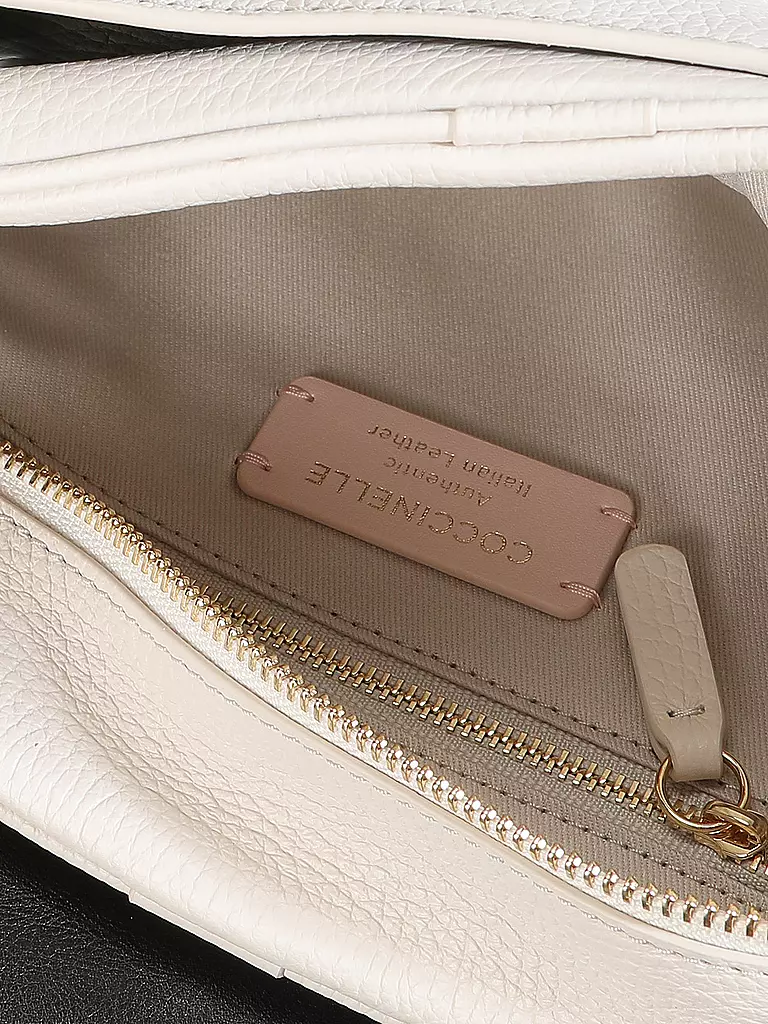 COCCINELLE Ledertasche - Mini Bag CAMPUS Small creme