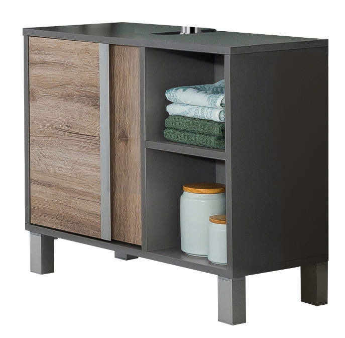 Stylife Waschbeckenunterschrank SPLIT