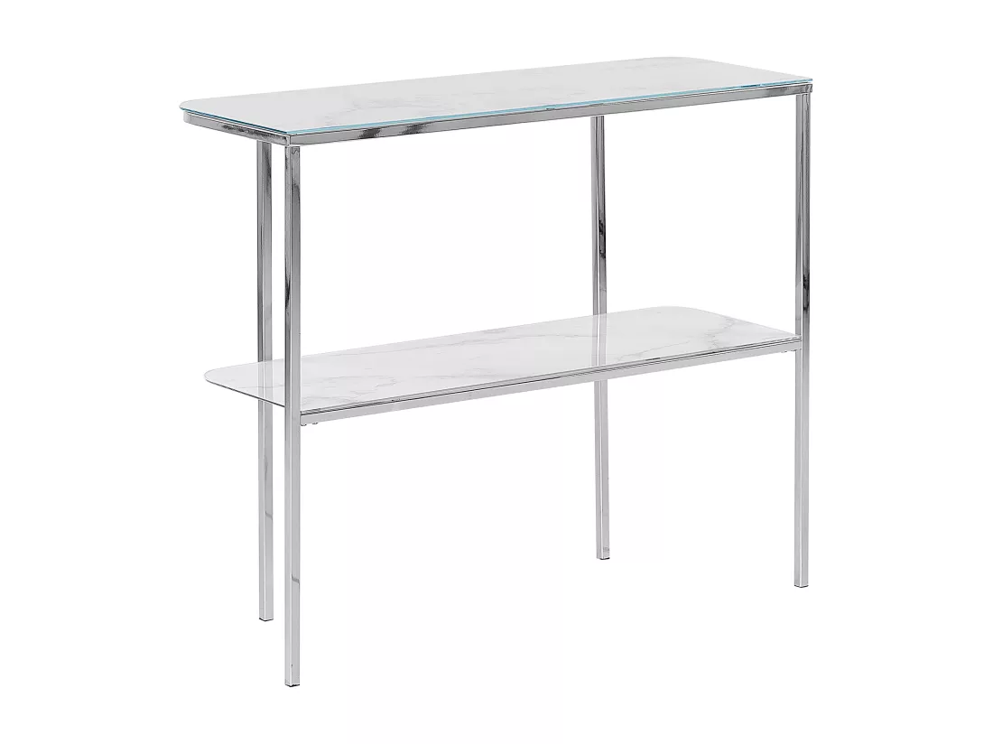 Console CALVERT Verre de sécurité Argenté
