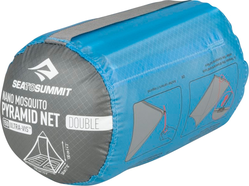 Sea to Summit Nano Mosquito Pyramid Net Double Moskitonetz 170x240x130cm