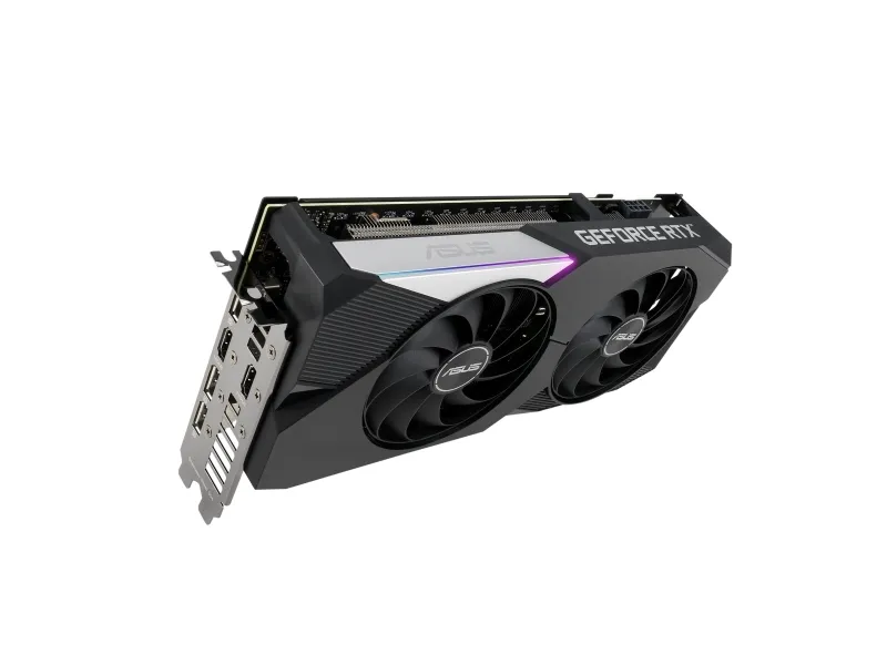 [OUTLET] - ASUS DUAL-RTX3060TI-O8G-V2 - OC Edition - grafikkort - GF RTX 3060 Ti - 8 GB GDDR6 - PCIe 4.0 - 2 x HDMI, 3 x DisplayPort - LHR
