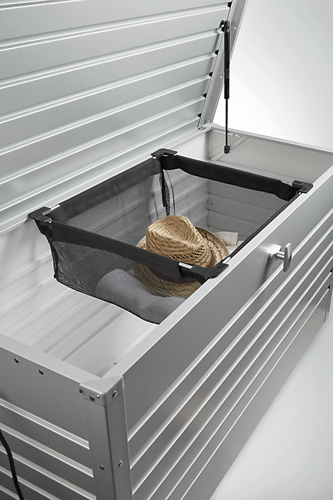 Panier de rangement pour coffre de jardin Biohort 160, 180 LoungeBox 160 et Highboard 200