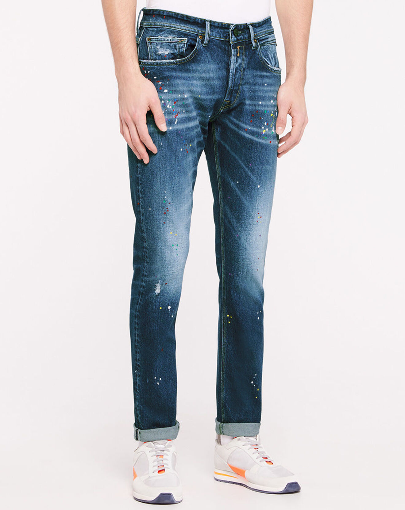 Replay Jean Replay Aged Eco bleu moyen