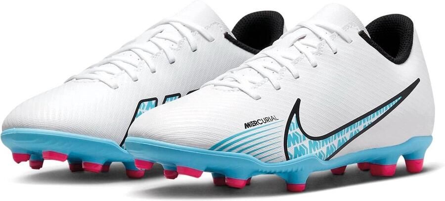 Nike Mercurial Vapor 15 club FG MG Sr. voetbalschoenen zwart grijs geel