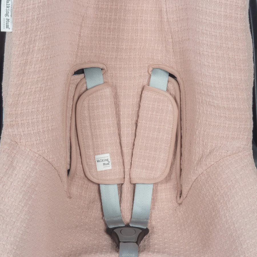 Walking Mum Autositzbezug I Love Vichy Rosa