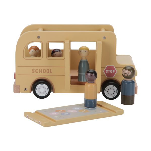 Schoolbus met poppetjes FSC