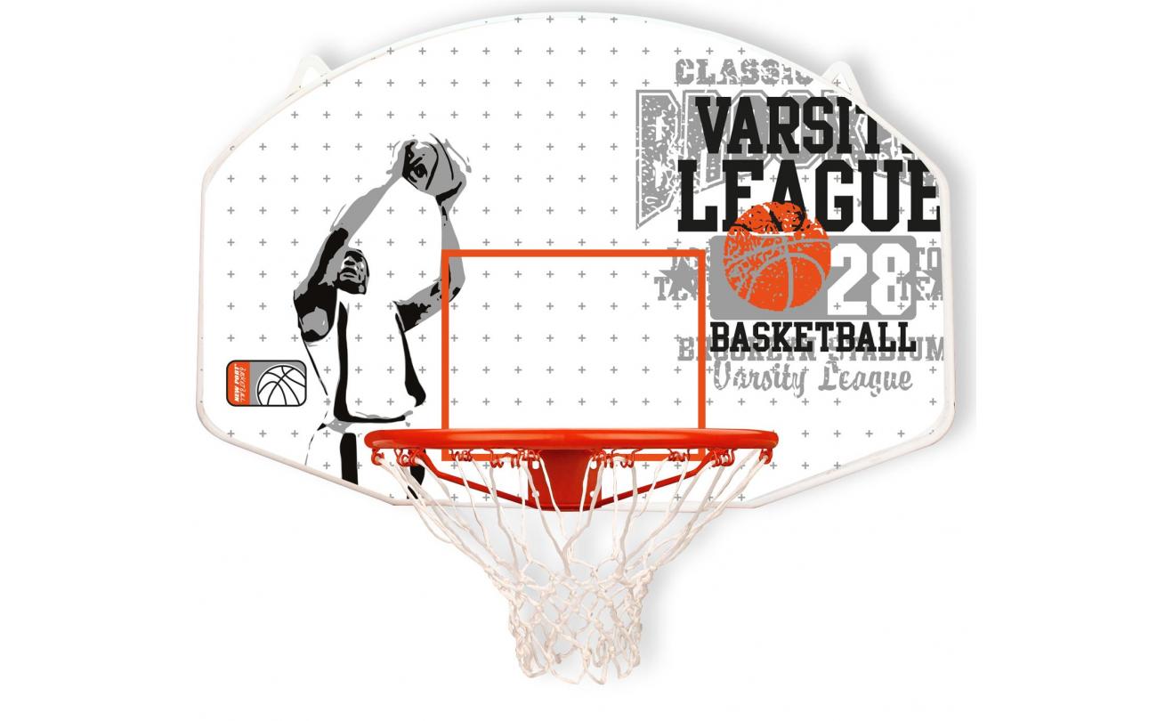 Basketbalbord met ring en net