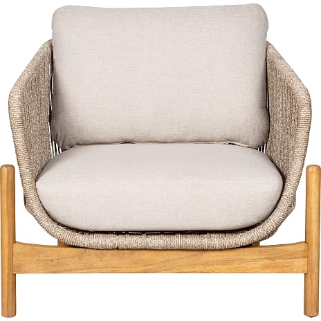 Leo loungestol m. hynde - beige
