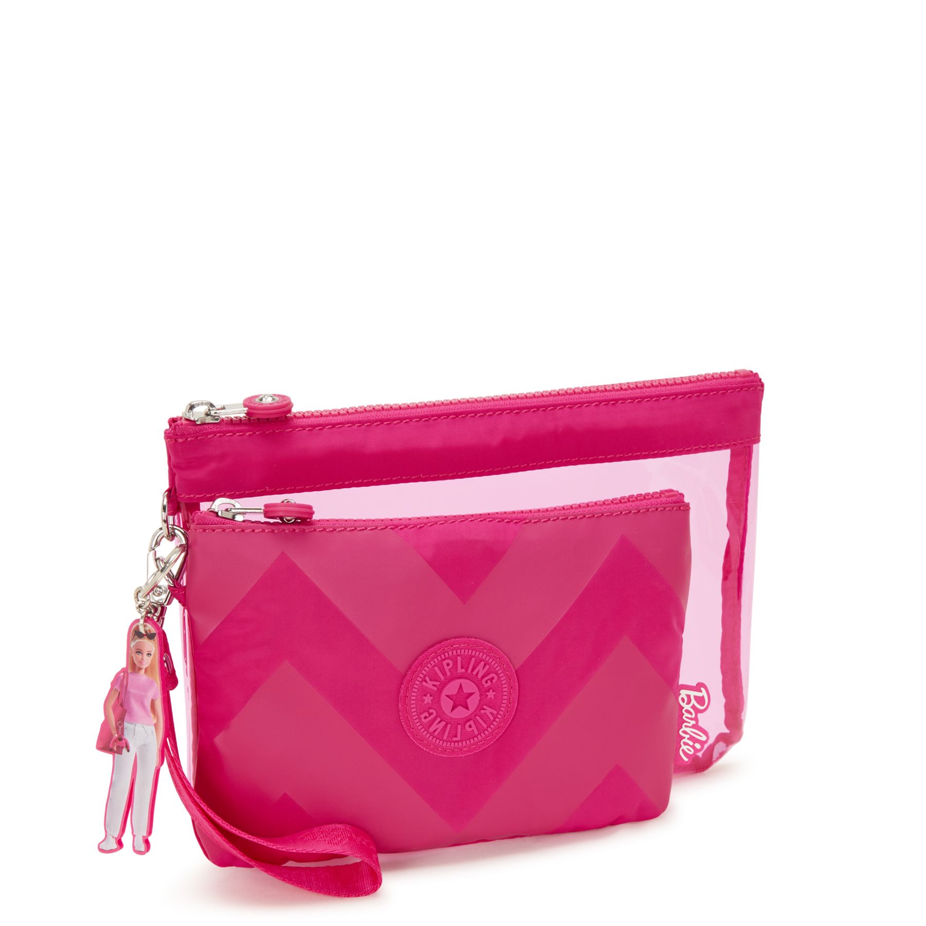 DUO POUCH L Duo Pouch Barbie™ - Power Pink Transpant