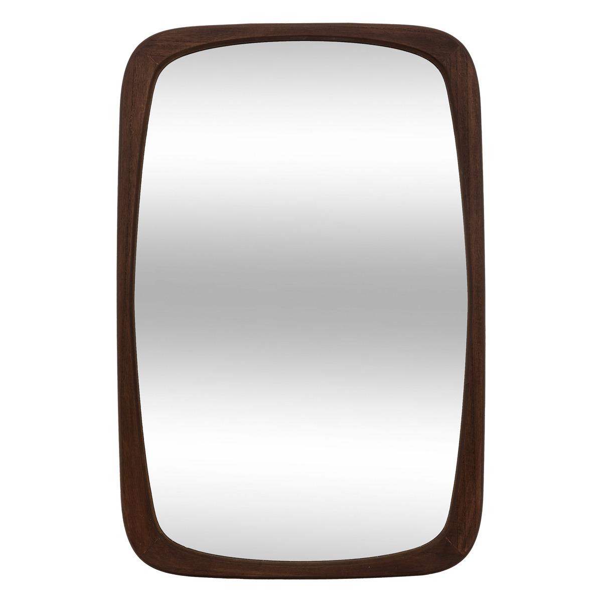 MIROIR KEIRA MARRON D.43X65CM