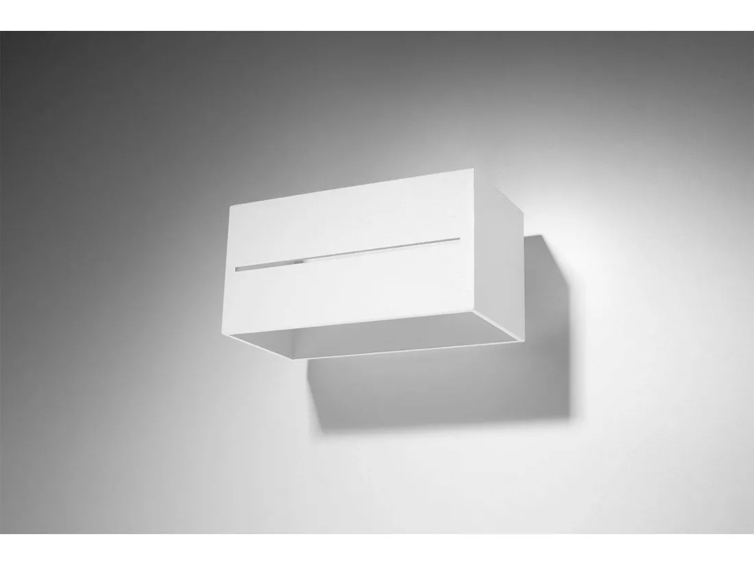 Sollux LOBO MAXI Applique murale encastrable à 2 lumières blanc