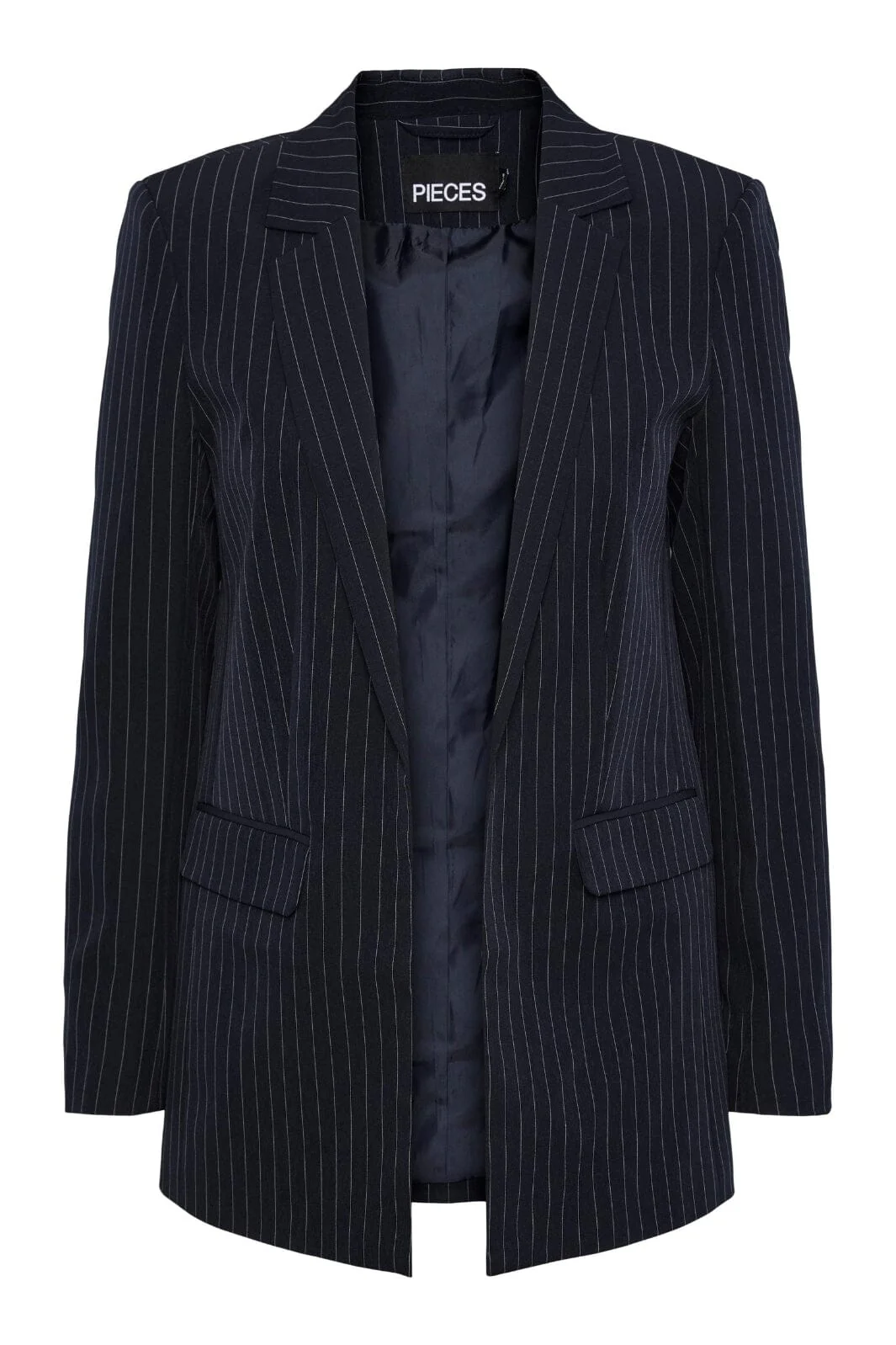 Pieces Pcbossy Ls Loose Striped Blazer Noos