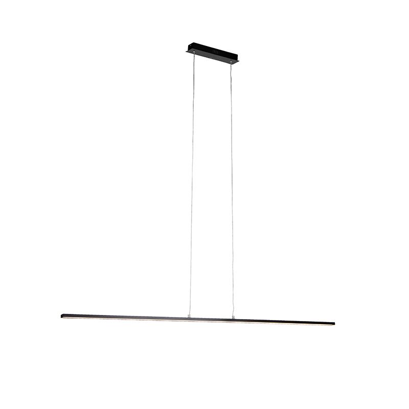Moderne zwarte hanglamp 150 cm incl. LED - Banda