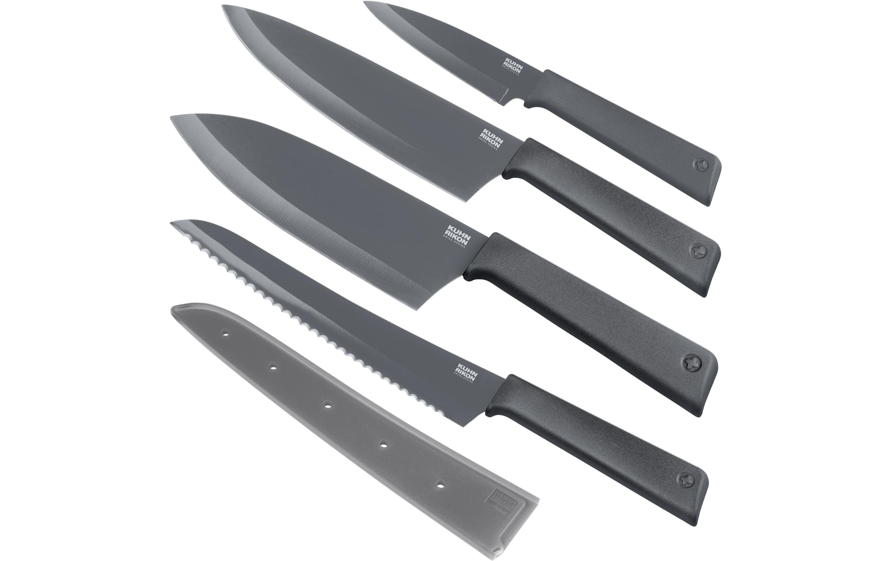 Messer-Set Colori 4 Stück, GrauVier vielseitige Messer