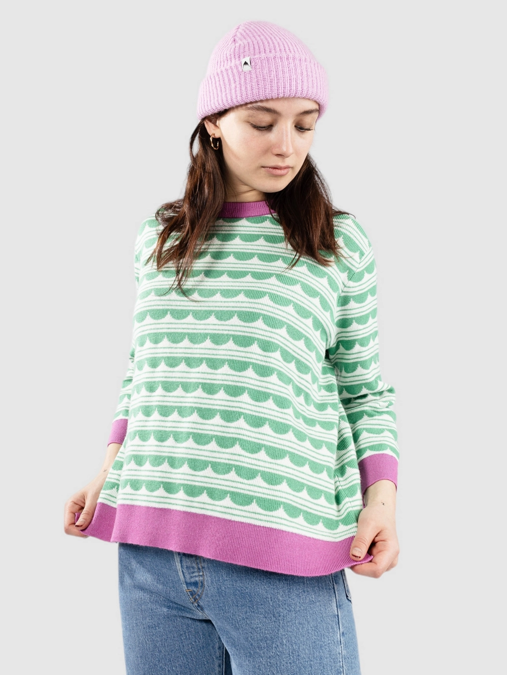 Nümph Nubitty Pullover green spruce