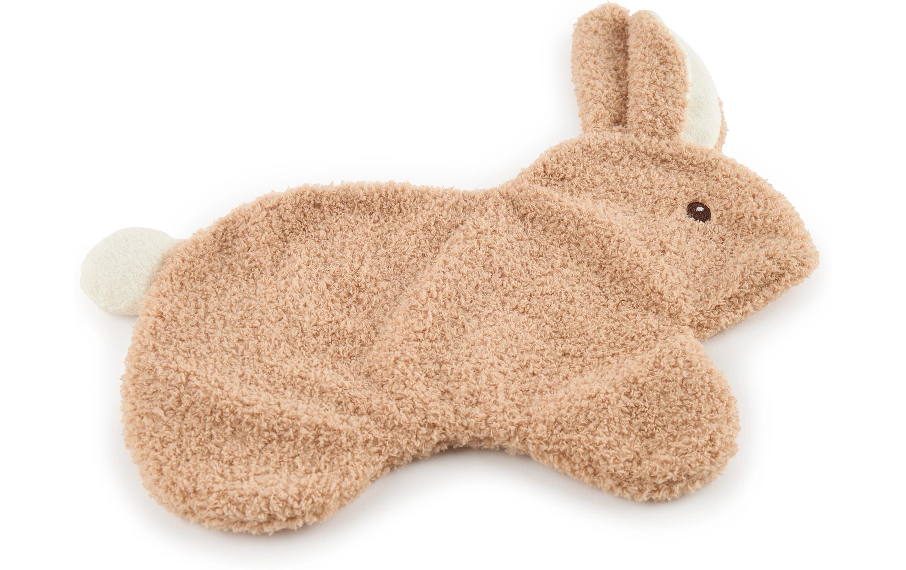 Schmusetuch Hase Fine BraunKuscheltuch mit süssem Hasenmotiv