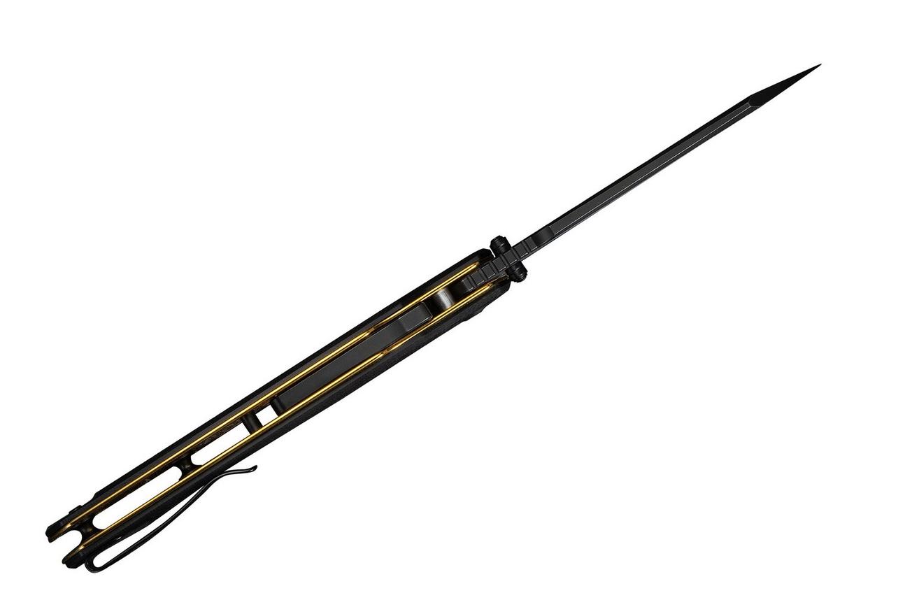 Civivi Buster FG C24052-1 Blackwashed Nitro-V, Black G10, zakmes, Snecx Tan design