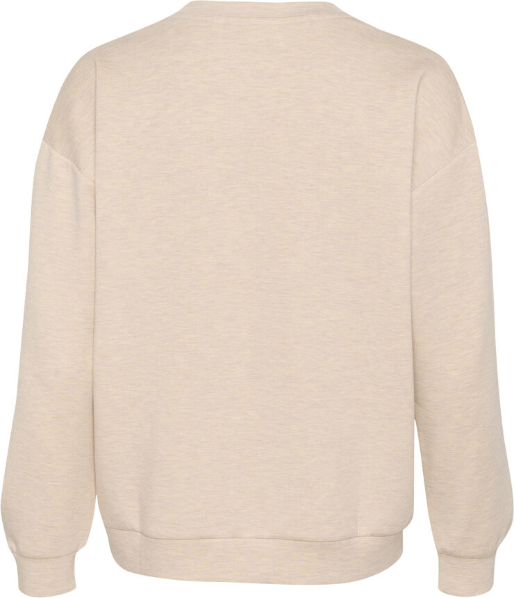 InWear LaicentIW Vincent Mel Mono Sweat Vanilla melange