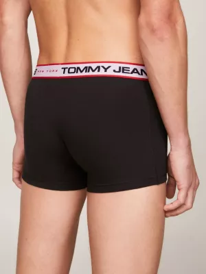 Cuecas boxer com cós elástico e logo de Nova York, pacote com 3 unidades