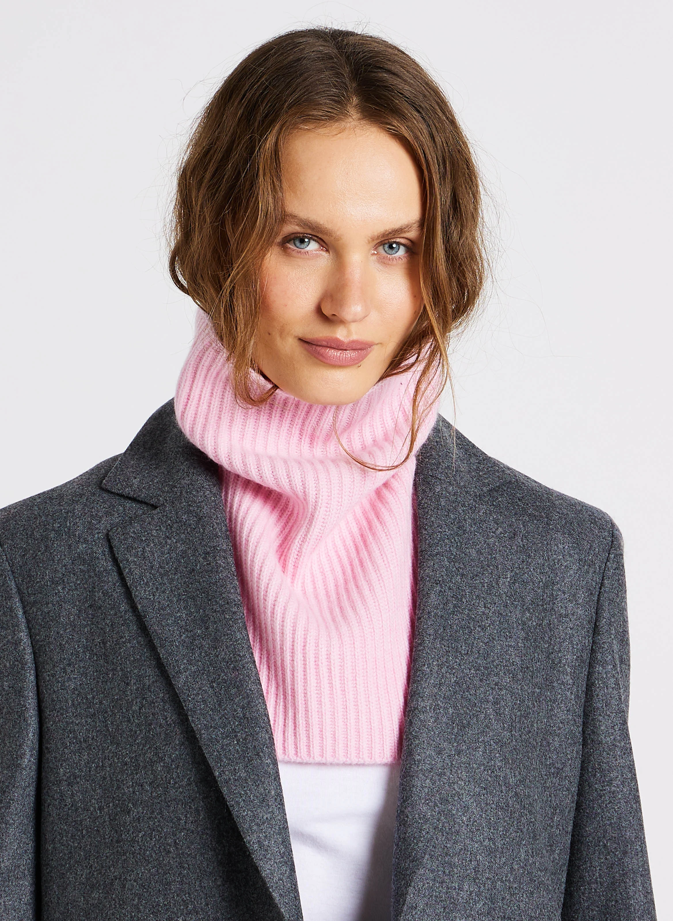 KEELIN - Col en cachemire | Rose