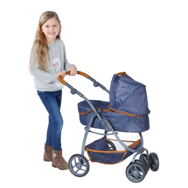 Puppenwagen Coco - dark blue
