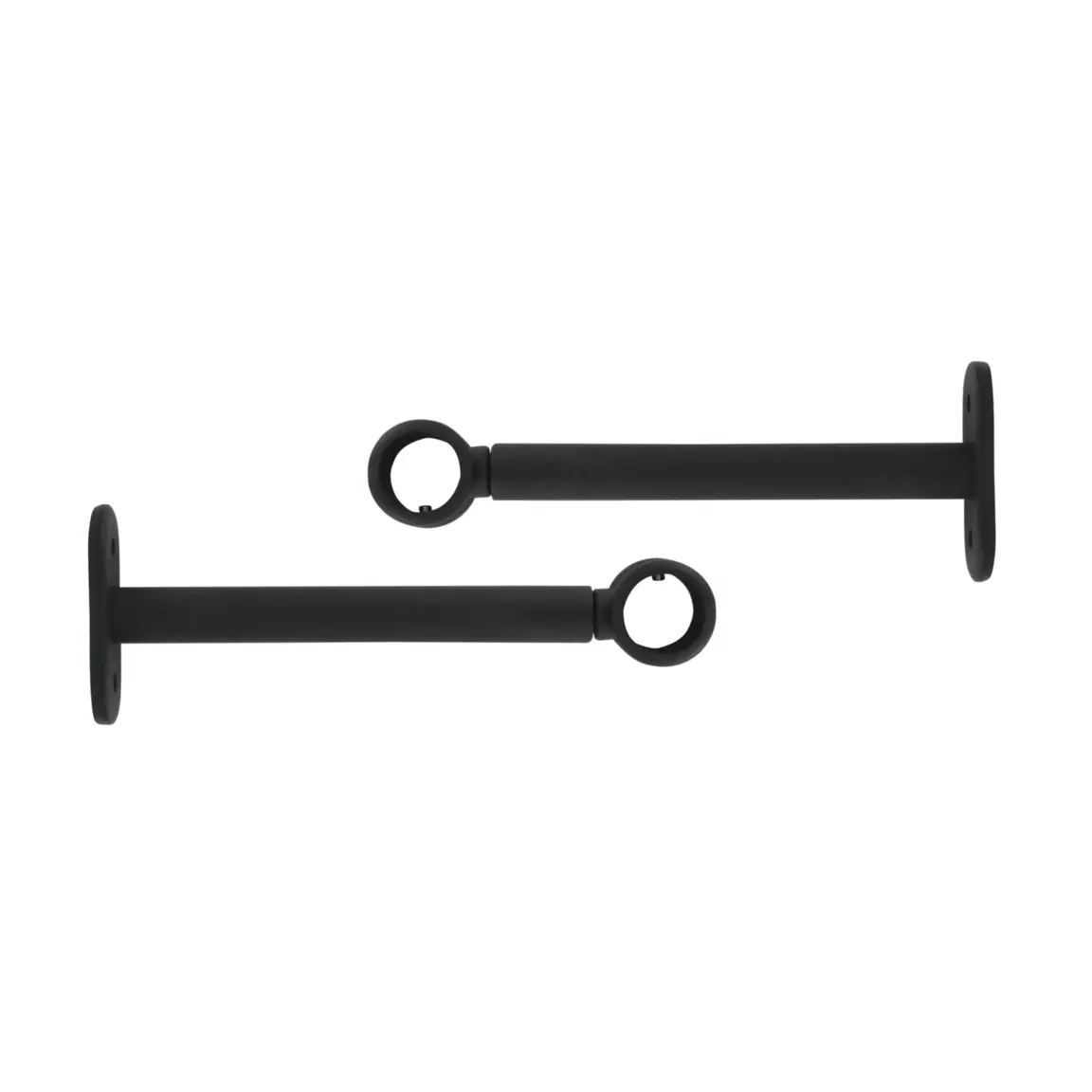 Lot de 2 supports tringles extensibles (L150 - L190 / D20 mm) Jim Noir mat