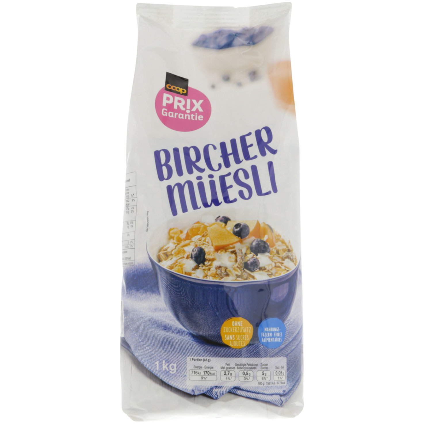 Prix Garantie Birchermüesli fixfertig