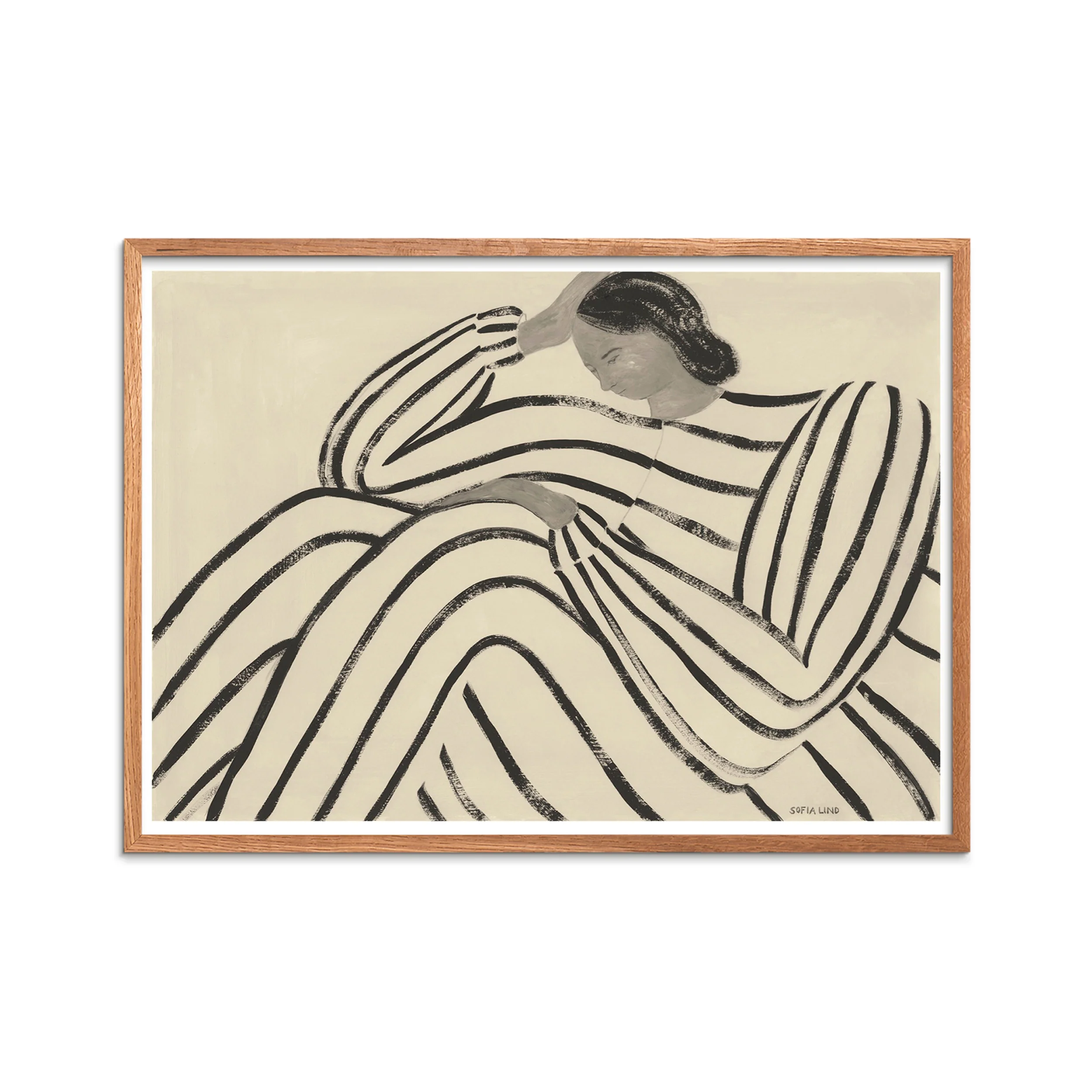 Poster & Frame  The Poster Club x Sofia Lind Waiting plakat - 70x100 cm.