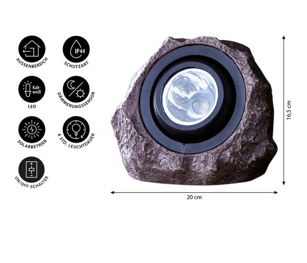Dehner Premium Solar-Granitstein Pedra, ca.
