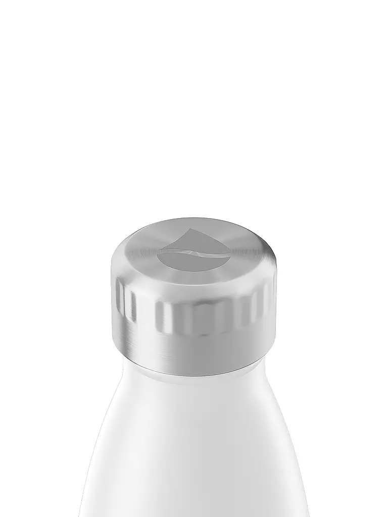 FLSK Isolierflasche - Thermosflasche 0,5l Edelstahl White weiss