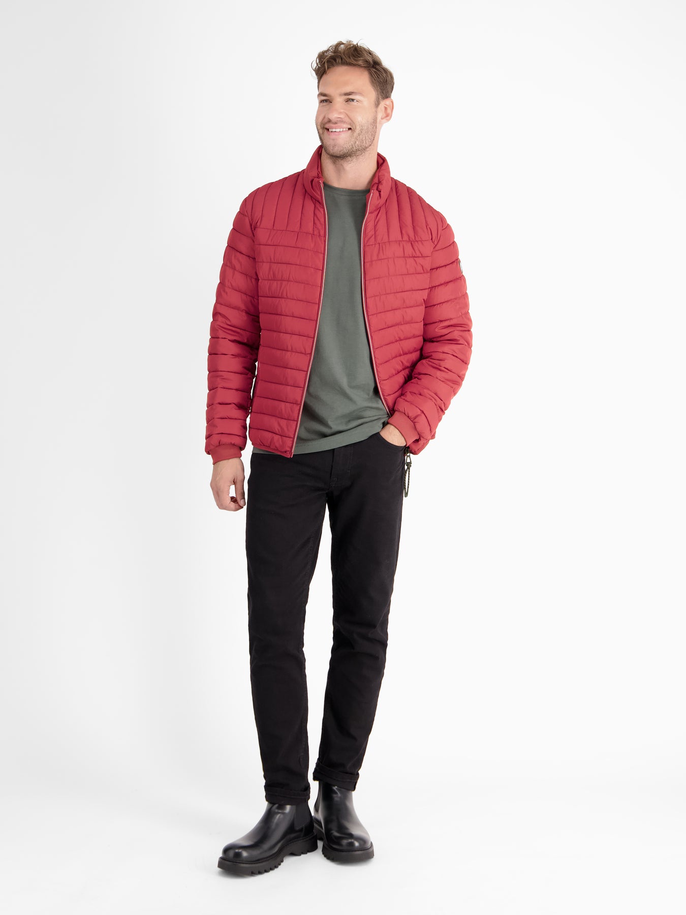 Leichter Herren Steppblouson