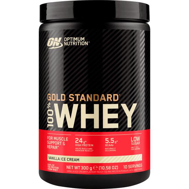 Optimum Nutrition Gold Standard Whey Protein Poeder Vanilla Ice Cream 300 GR