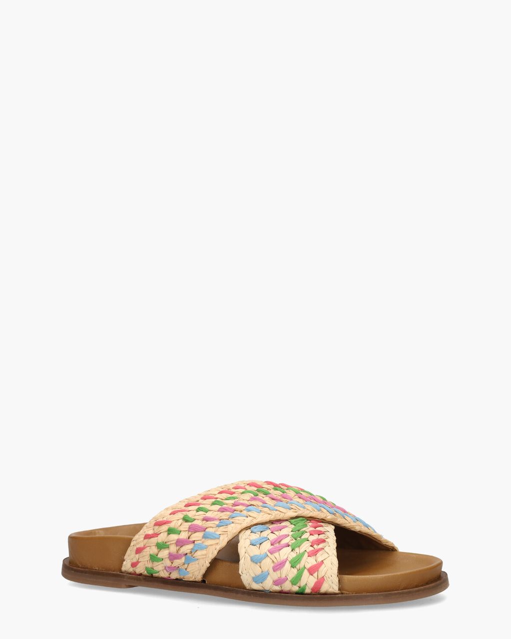 Miss Behave Rinoa Ecru/Multicolor Damesslippers