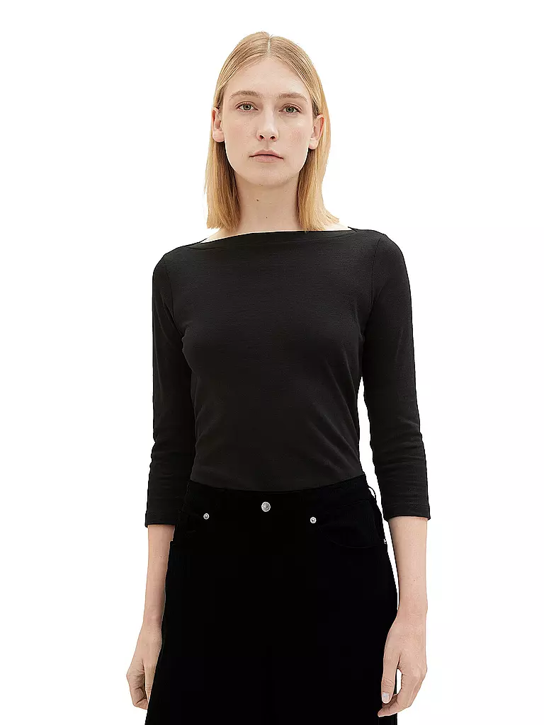 TOM TAILOR Shirt  schwarz